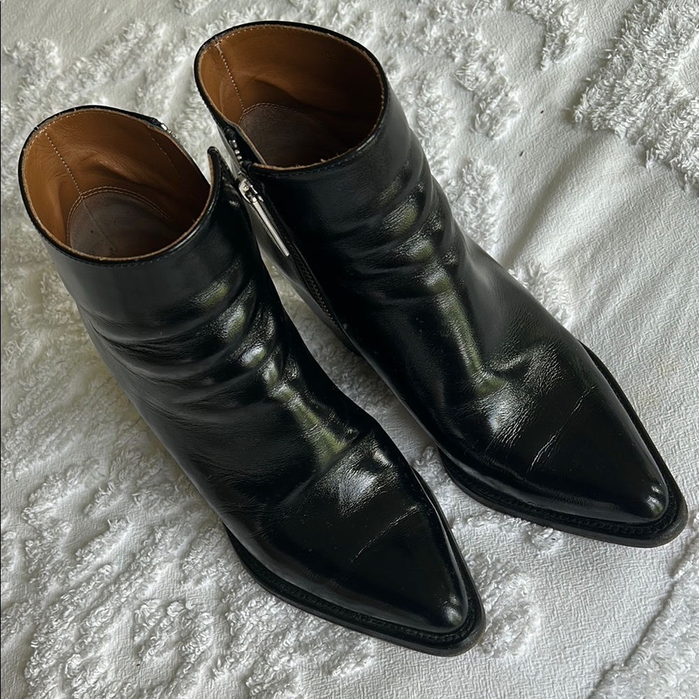 Chloe Black Ankle Boots - Picture 6 of 7